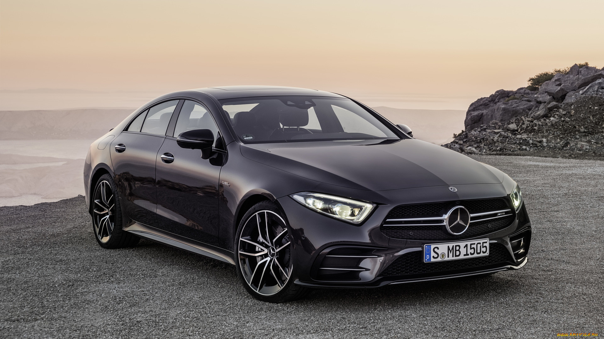 Обои 2019 Mercedes-AMG CLS 53 4MATIC Автомобили Mercedes-Benz, обои для рабочего  стола, фотографии 2019 mercedes-amg cls 53 4matic, автомобили,  mercedes-benz, cls, 53, седан, mercedes, amg, побережье, 2019, черный,  4matic Обои для рабочего